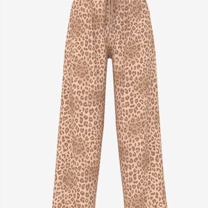 Victoria's Secret Leopard Print Wide Leg Pants